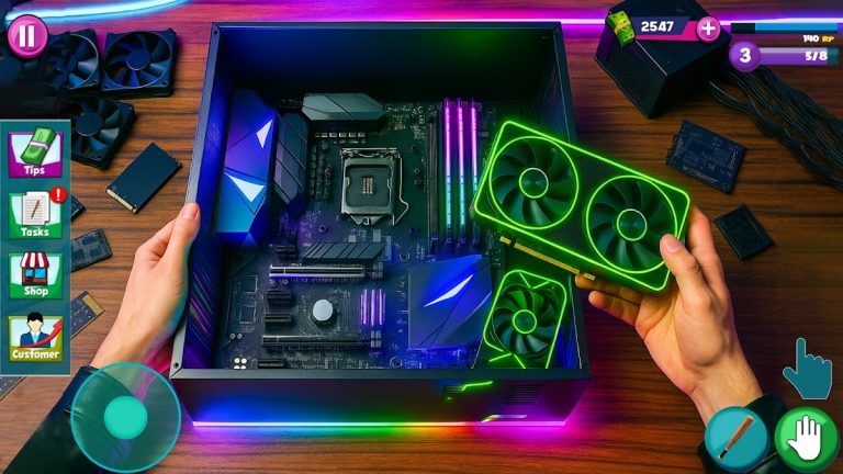 Internet Games Cafe Simulator для Android — скриншот 4