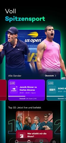 JOYN Österreichs SuperStreamer для Android — скриншот 3