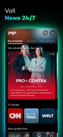 JOYN Österreichs SuperStreamer для Android — скриншот 5