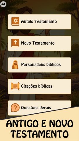 Jogo de Perguntas Bíblicas для Android — скриншот 2