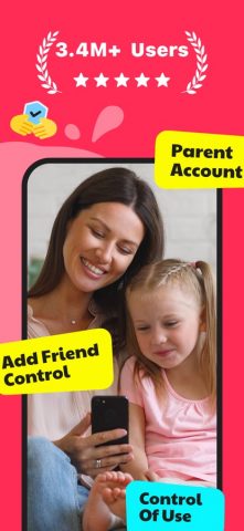 JusTalk Kids — Safe Messenger — скриншот 1