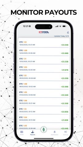 K1Pool: Crypto Mining Pool для Android — скриншот 1