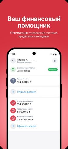 KMF Bank для Android — скриншот 3