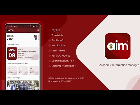 KNUST AIM для Android — официальный трейлер