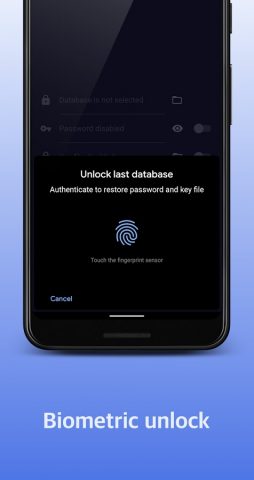 KPass: password manager для Android — скриншот 1