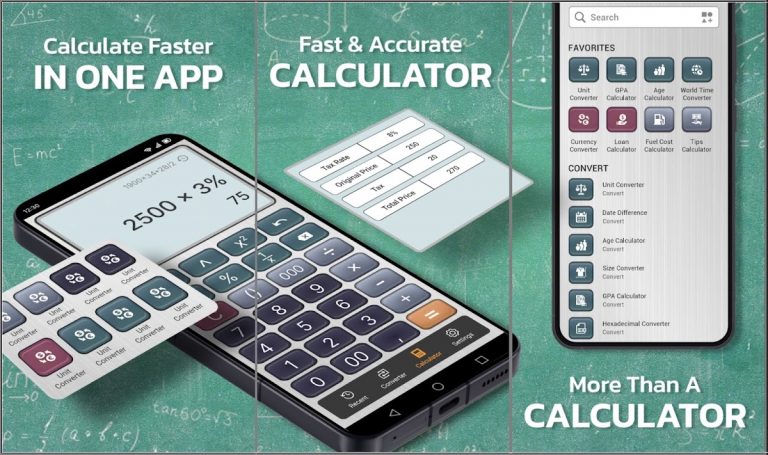 Калькулятор для Android — скриншот 1