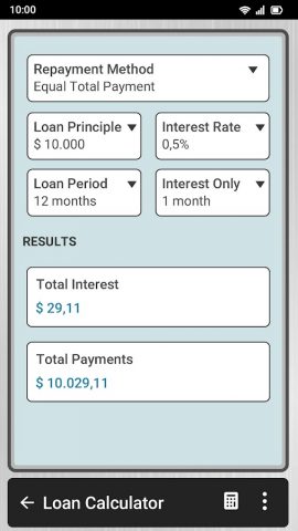 Калькулятор для Android — скриншот 5