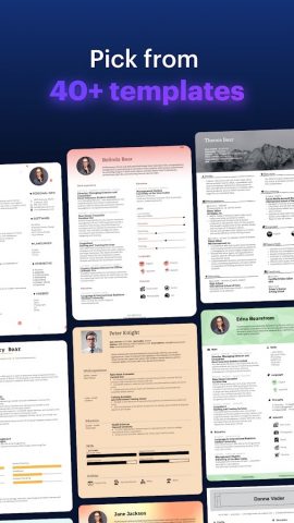 Kickresume: AI Resume Builder для Android — скриншот 4