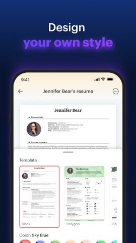 Kickresume: AI Resume Builder для Android — скриншот 5