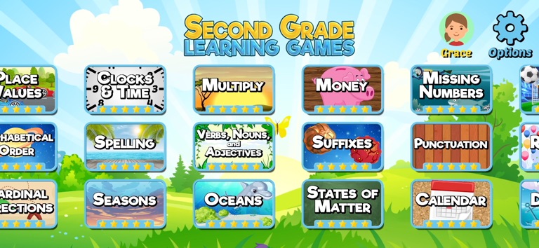 Kids English Grammar & Math для iOS — официальный трейлер