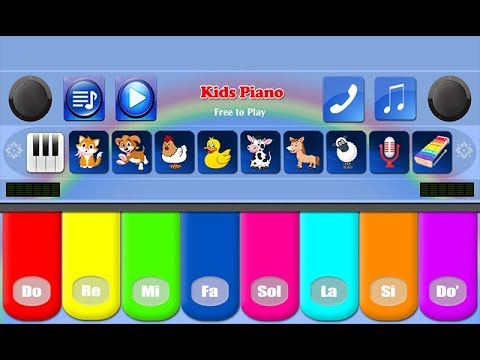 Kids Piano Music & Songs для Android — официальный трейлер