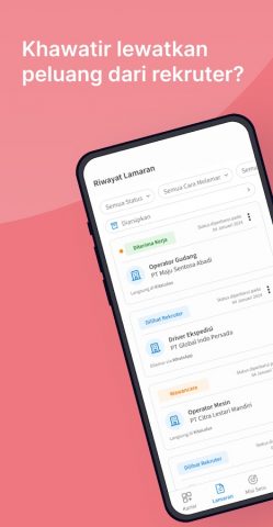 KitaLulus: Loker & CV Maker для Android — скриншот 4