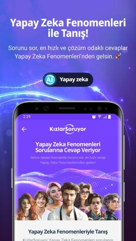 KizlarSoruyor — Soru & Cevap для Android — скриншот 2