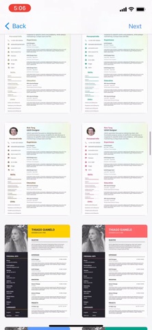 Конструктор резюме: шаблон для iOS — официальный трейлер