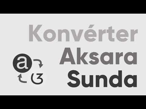 Konvérter Aksara Sunda для Android — официальный трейлер