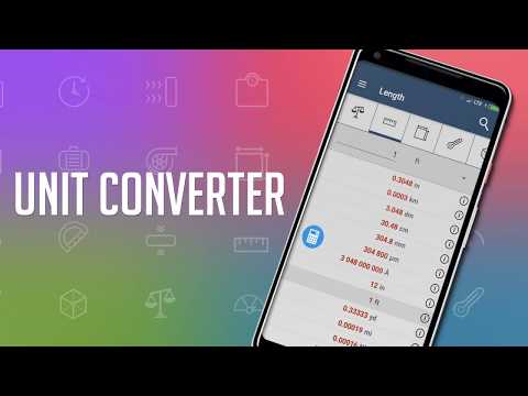 Конвертер единиц измерения для Android — официальный трейлер