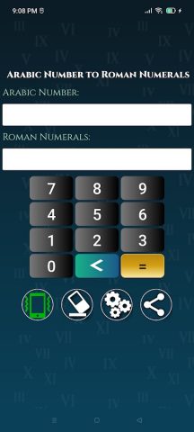 Конвертер римских чисел для Android — скриншот 5