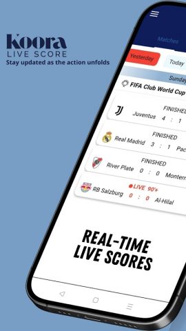 Koora Live Score Football для Android — скриншот 1