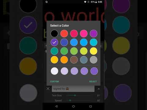 LED Banners — Text Scroller для Android — официальный трейлер
