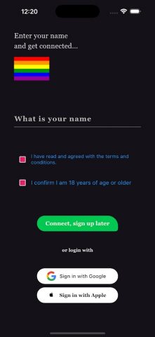 LGBT Chat для Android — скриншот 1