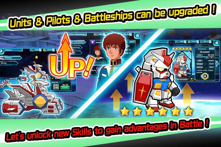 LINE: Gundam Wars для Android — скриншот 4