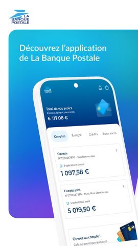 La Banque Postale для Android — скриншот 1