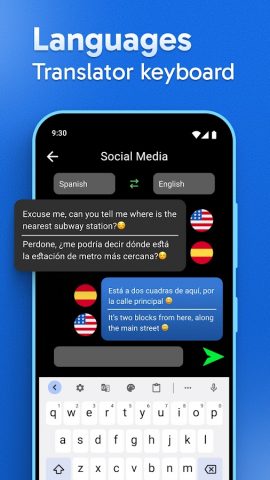 Languages Translator Keyboard для Android — скриншот 1