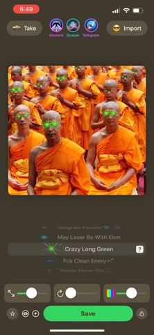 Laserhouse: Crypto Laser Eyes для iOS — официальный трейлер