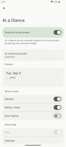 Lawnchair — скриншот 4