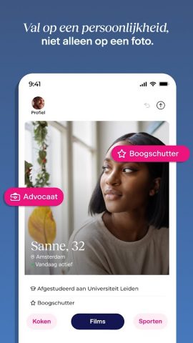Lexa — Dating app voor singles для Android — скриншот 3