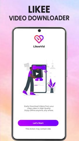 Likee Video Downloader для Android — скриншот 1