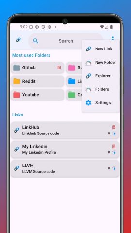 Linkhub — A smart link manager для Android — скриншот 1