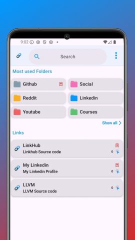 Linkhub — A smart link manager для Android — скриншот 2