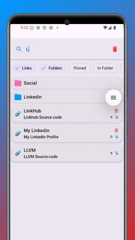 Linkhub — A smart link manager для Android — скриншот 3