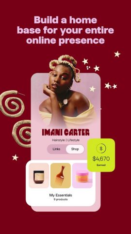 Linktree: Link in bio creator для Android — скриншот 1