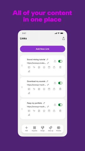 Linktree: Link in bio creator для Android — скриншот 2