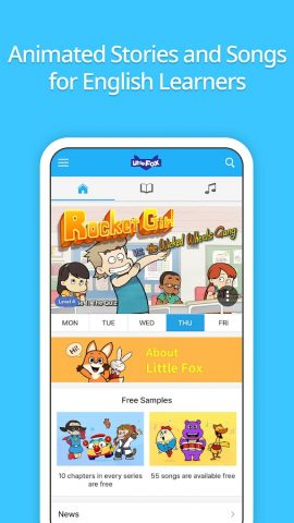 Little Fox English для Android — скриншот 1