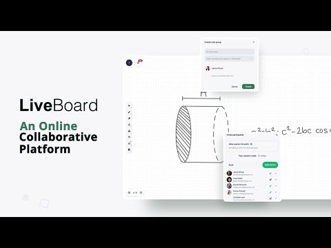 LiveBoard: Online Whiteboard для Android — официальный трейлер