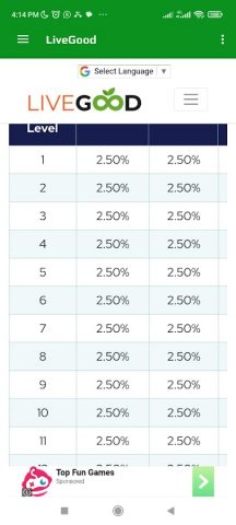Livegood app для Android — скриншот 1
