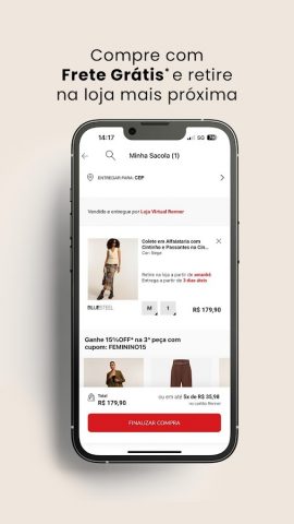 Lojas Renner — Comprar Roupas для Android — скриншот 4