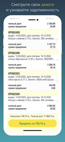 Ломбард 888 для Android — скриншот 2