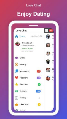Love Chat: Singles Near Me для Android — скриншот 4