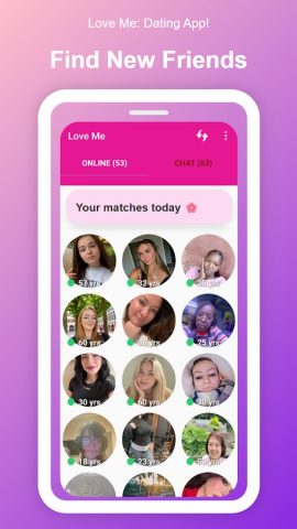 Love Me – Meet, Chat & Dating для Android — скриншот 1