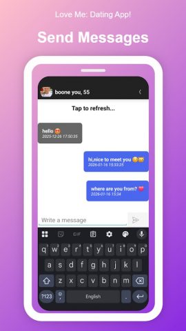 Love Me – Meet, Chat & Dating для Android — скриншот 3
