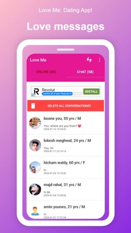 Love Me – Meet, Chat & Dating для Android — скриншот 4