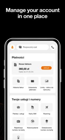 Mój Orange для iOS — скриншот 4