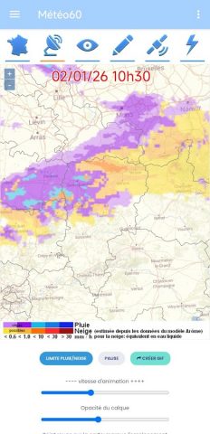 Météo60 для Android — скриншот 1