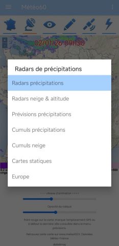 Météo60 для Android — скриншот 2