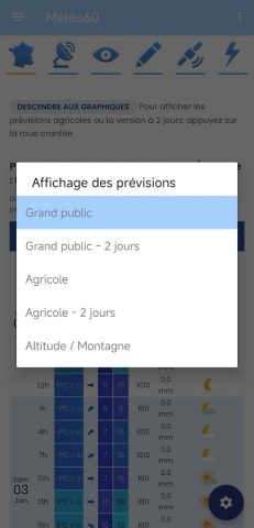 Météo60 для Android — скриншот 5