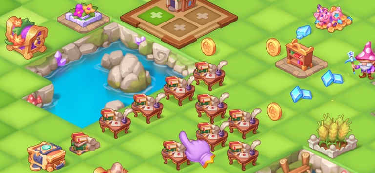 Magic School — Wizard Merge для iOS — официальный трейлер